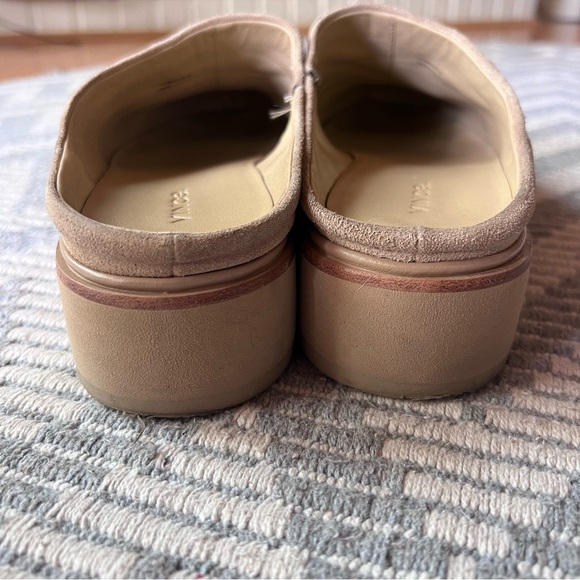 Vince Graham Slip On Mules Size 9 US 39 EU Tan Quiet Luxury Classic Minimalist - Picture 5 of 9